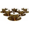 Duo Porcelánová šálka s podšálkou Klimt Tree Of Life 6 x 250 ml