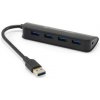 Conceptronic C4PUSB3 hub USB 3.2 Gen 1 (3.1 Gen 1) Type-A 5000 Mbit/s Čierna (C4PUSB3)