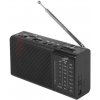 Prenosné rádio LTC REGA s USB, TF, AUX, mini LED baterkou a BL-5C batériou.