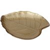 Siaki Collection Dekoračný sklenený podnos Leaf, 19x16 cm