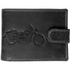 Wild Luxusná pánska peňaženka s prackou Chopper - čierna