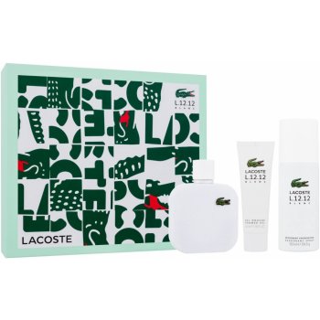 Lacoste Eau de Lacoste L.12.12 Blanc EDT 100 ml + sprchový gél 50 ml +  dezodorant 150 ml darčeková sada od 72,9 € - Heureka.sk
