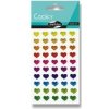 Maildor 3D Cooky samolepky viacfarebné srdcia