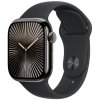 Apple Watch Series 10 GPS + Cellular 42mm Slate Titanium Case with Black Sport Band - S/M MWXG3QC-A