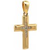 Zlatnictvo.sk Zlatý prívesok Krížik PRI25306