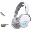 ASUS sluchátka ROG Pelta, Bezdrátové BT a RF 2.4GHz, ARGB, bílá 90YH0410-BHUA10