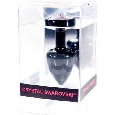 Dekoratívna análna zátka Black Crystal Swarovski (Dekoratívna análna zátka Black Crystal Swarovski)