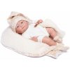 Guca 931 NEW BORN HOLČIČKA - realistická panenka miminko s celovinylovým tělem - 25 cm (13-931)