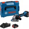 BOSCH Professional Uhlová brúska AKU 125 mm s kufrom GWS 18V-8, 0.601.9N9.002 (2× 4 Ah)
