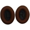 Náhradné kožené náušníky pre slúchadlá Bose QuietComfort 2, 15, 25 a 35 - Hnedé s čiernym vnútrom