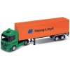 Welly Tahač s přívěsem Mercedes-Benz Actros 1:32