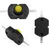 Onpira Mikrospínač so žltým tlačidlom 2pin 30V 1A 17,8x13,1x6,1mm