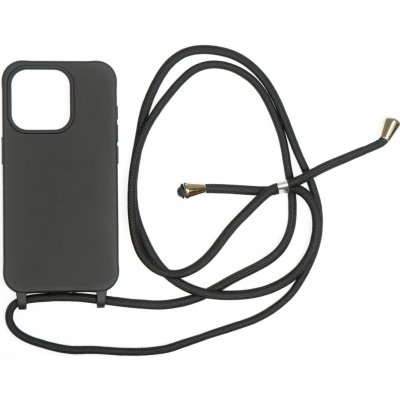 Kryt na mobil Mobile Origin Lanyard Case Black iPhone 15 Pro (LYC-S-BLK-15PRO)