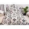 Aaryans Bavlnená posteľná bielizeň Emily black 140x200/70x90cm
