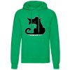 Čoooo? mikina Pánske M Kelly green