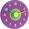 60.3015.11 TFA POLO Analógové dizajnové nástenné hodiny, fialové