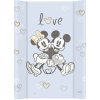 CEBA Podložka prebaľovacia s pevnou doskou COMFORT (50x70) Disney Minnie & Mickey Blue