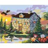 Zuty – Maľovanie Podľa Čísel – Atypický Dom Pri Jazere (D. Rusty Rust), 40 × 50 cm, Plátno + Rám 8596530169772