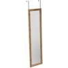 BAMBUSOVÉ ZRKADLO HNEDÉ ZÁVESNÉ NA HOTOVÉ DVERE 110 X 30 X 1,5 CM