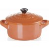 Zapekací a servírovací hrniec Mini Cocotte Metallics 250 ml ohnivo oranžový