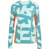 Dámske funkčné tričko Adidas Multi Syn Ls Wa Veľkosť: L / Farba: zelená/oranžová