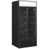 Chladicí skříň prosklené kř. dveře | TEFCOLD FSC891H Black