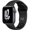 Apple Watch Nike SE GPS, 44mm Space Gray Aluminium Case, Anthracite/Black Nike Sport Band