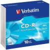 Verbatim CD-R, 43415, DataLife, 10-pack, 700MB, Extra Protection, 52x, 80min., 12cm, slim box, Standard