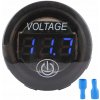 VOLTMETER DIGITÁLNY LED MERAČ NAPÄTIA DO AUTA 12V-24V MODRÝ