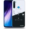 Picasee silikónový čierny obal pre Xiaomi Redmi Note 8 - Živý - Mŕtvy