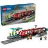 LEGO® City 60423 Električka a zastávka v centre mesta