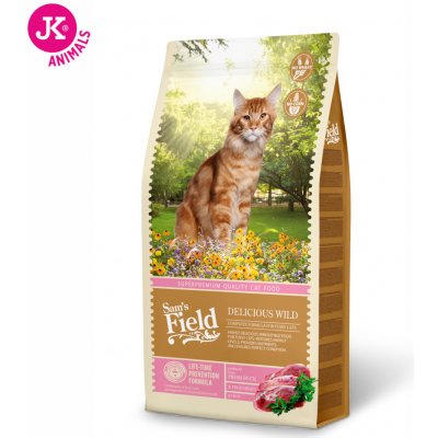 Sams Field Cat Delicious Wild superprémiové granule s divočinou 7,5 kg