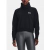 Under Armour Dámska mikina Rival Fleece Wrap Neck Silo Čierna MD