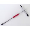 T-kľúč Inbus zástrčný 10 mm, 3 x profil, 300 mm, CrV, rýchloskrutkovací, Triumf (Triumf profi)