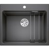 Blanco Etagon 6 Silgranitový drez, 60x51 cm, s pojazdmi, InFino, antracit 524529