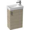 Kúpeľňová skrinka s umývadlom Jika Petit 41x65,5x23 cm jaseň H45J5111755141