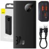 Externá batéria / Power bank BASEUS Adaman 2 - 10000 mAh pre Apple iPhone / iPad - 30W - čierna