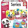 EDUCA Baby vkladačka Panda Bimba a kamaráti 6x3 dieliky