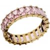 Furiosa Oslnivý pozlátený prsteň Crush Barbiecore SR-CRUSHBARBIECORE-G 56 mm