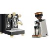 Lelit Bianca PL162T V3, black + Eureka Mignon Single Dose PRO, White & Oak