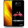 Picasee ULTIMATE CASE pro Xiaomi Poco X3 - Flamingos pár