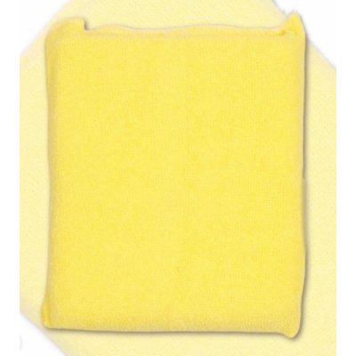 TERJAN Hubka na umývanie s froté obalom - krémovo žltá