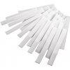 Suchý zips háčik + plyš strihaný šírka 20 mm - biela (25 pár)