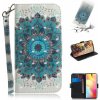Peňaženkové 3D puzdro na Xiaomi Mi Note 10 Lite - Peacock Wreath