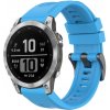 Remienok Solid Wristband modrý pre Garmin Fenix 7 Pro