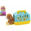 Teddies Zvířátko pejsek v přenosném boxu 15 cm