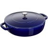 Staub Kastról so samopodlievacou pokrievkou 24 cm 2,4l modrý
