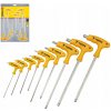 35D968 sada kľúčov TORX T10-T50 9ks Topex T-rukoväte
