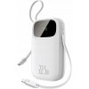 Powerbanka Baseus 20000 mAh 22.5 W s displejom a káblami USB-C + Lightning