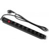 QOLTEC 54469 Power strip pre RACK 1U 16A 8xSCHUKO 2m